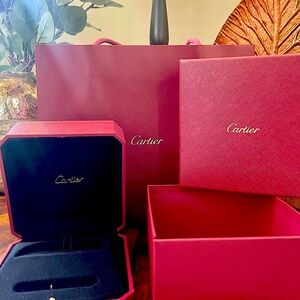 Authentic Cartier Love Bracelet Gift Box w/ Shopping Bag!